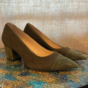 Carmen Salas for Anthropologie Calf Hair & Suede Pump